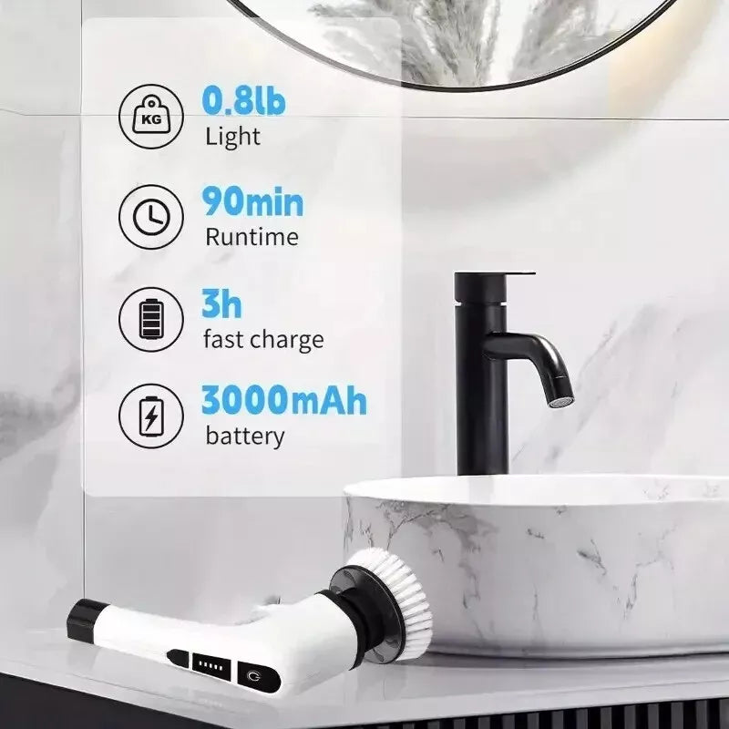 My Homeland Careā¢ 7 in 1 Electric Cleaning Tool Magic Brush Pro