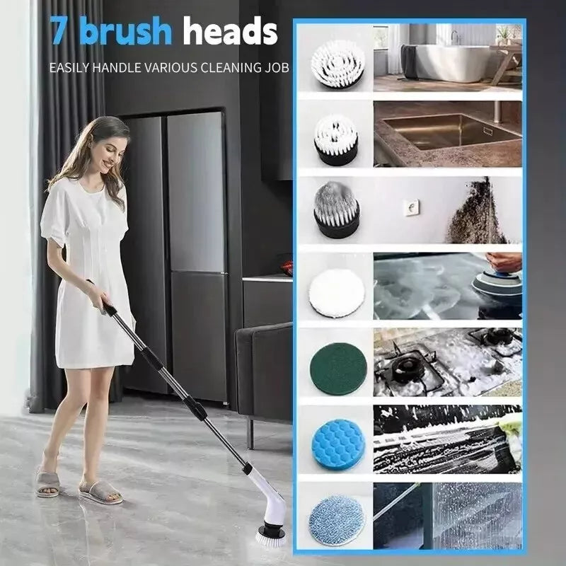 My Homeland Careā¢ 7 in 1 Electric Cleaning Tool Magic Brush Pro